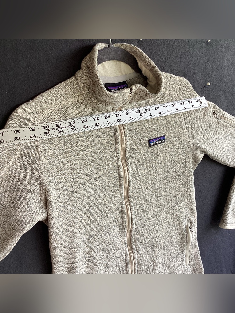 Vintage Patagonia better sweater zip up jacket missing zipper part - Picture 10 of 12